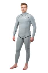 Гидрокостюм Фридайвинг 1,5мм ультраспан/микроплюш серый Гидрокостюм Фридайвинг 1,5мм ультраспан/микроплюш серый